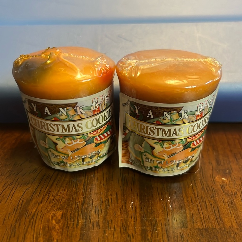 Yankee Candle Christmas Cookie Scent Votive Candles